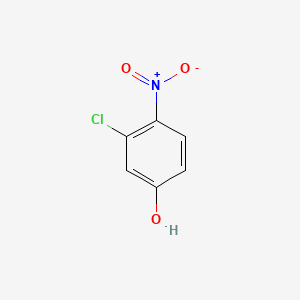 3-chloro-4-nitrophenol structure, CAS 491-11-2