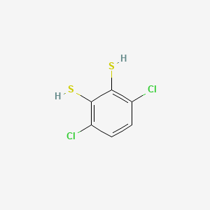 3 6-DICHLORO-1 2-BENZENEDITHIOL structure, CAS 87314-49-6