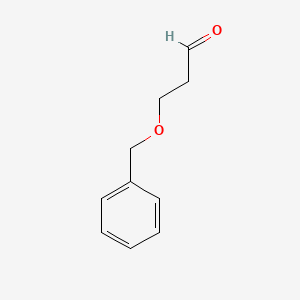 3-BENZYLOXY-PROPIONALDEHYDE structure, CAS 19790-60-4