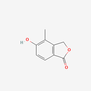 5-hydroxy-4-methyl-2-benzofuran-1(3H)-one structure, CAS 1194700-73-6