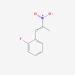 1-(2-FLUOROPHENYL)-2-NITROPROPENE structure, CAS 829-40-3