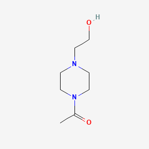 1-ACETYL-4-(2-HYDROXY-ETHYL)-PIPERAZINE X HCL structure, CAS 83502-55-0