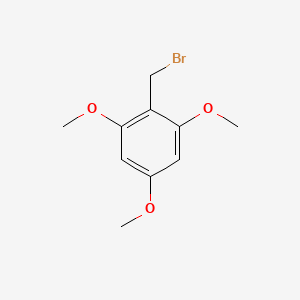 2-(bromomethyl)-1,3,5-trimethoxybenzene structure, CAS 1094663-93-0