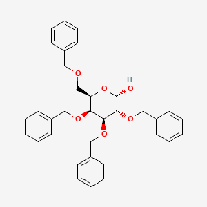 2,3,4,6-TETRA-O-BENZYL-ALPHA-D-GALACTOPYRANOSE structure, CAS 4291-69-4