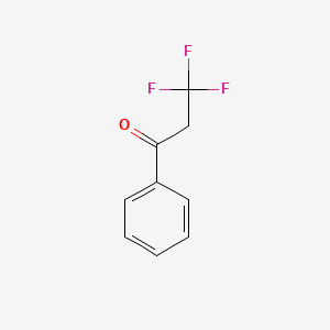 PHENYL-2,2,2-TRIFLUOROETHYL-KETONE structure, CAS 709-21-7