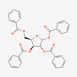 TETRA-O-BENZOYL-D-XYLOFURANOSE structure, CAS 5432-87-1