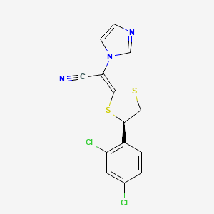 Luliconazole structure, CAS 187164-19-8