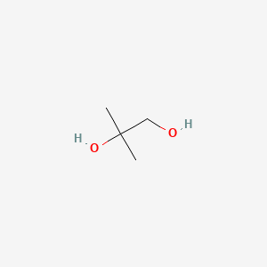 2-methylpropane-1,2-diol structure, CAS 558-43-0
