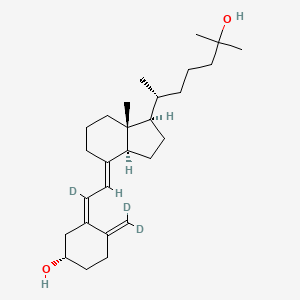 25-Hydroxy Vitamin D3-d3 structure, CAS 1262843-45-7