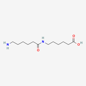 HEXANOICACID,6-[(6-AMINO-1-OXOHEXYL)AMINO]- structure, CAS 2014-58-6