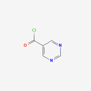 5-Pyrimidinecarbonyl chloride (7CI,9CI) structure, CAS 40929-48-4