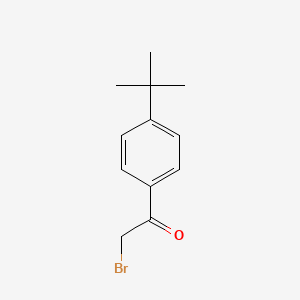 2-BROMO-1-(4-TERT-BUTYL-PHENYL)-ETHANONE structure, CAS 30095-47-7