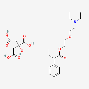 Butamirate citrate structure, CAS 18109-81-4
