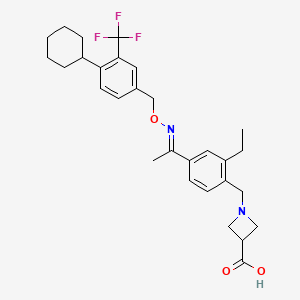 Siponimod structure, CAS 1230487-85-0