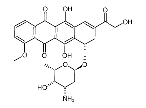 9,10-anhydroadriamycin structure, CAS 80996-23-2