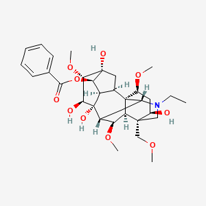 benzoylaconine structure, CAS 466-24-0