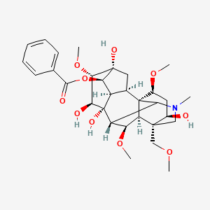 benzoylmesaconine structure, CAS 63238-67-5