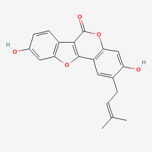 psoralidin structure, CAS 18642-23-4