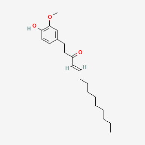 10-Shogaol structure, CAS 36752-54-2