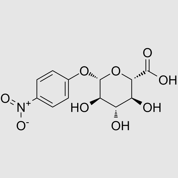 4-Nitrophenyl-β-D-glucuronide structure, CAS 10344-94-2