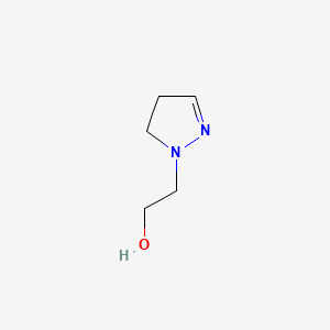 2-(4,5-dihydro-1H-pyrazol-1-yl)ethanol structure, CAS 5677-75-8
