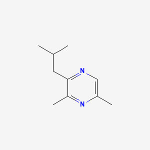 3,5-DIMETHYL-2-ISOBUTYLPYRAZINE structure, CAS 70303-42-3