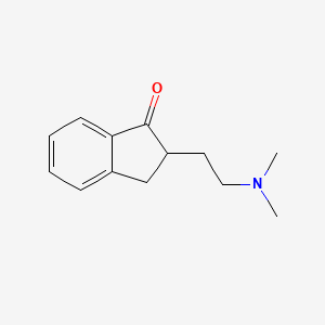 2-[2-(DiMethylaMino)ethyl]-1-indanone structure, CAS 3409-21-0