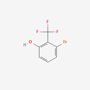 3-broMo-2-trifluoroMethylphenol structure, CAS 1214352-26-7