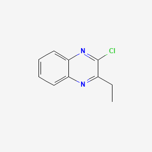 2-CHLORO-3-ETHYLQUINOXALINE structure, CAS 77186-62-0