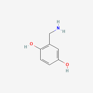 2,5-DIHYDROXYBENZYLAMINE structure, CAS 56865-97-5