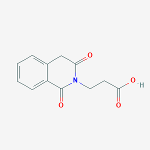 3-(3,4-dihydro-1,3-dioxoisoquinolin-2(1H)-yl)propanoic acid structure, CAS 75513-35-8