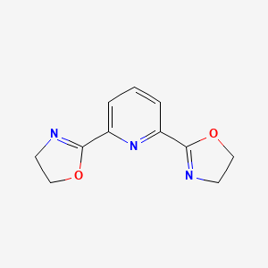 2,6-bis(4,5-dihydrooxazol-2-yl)pyridine structure, CAS 165125-95-1
