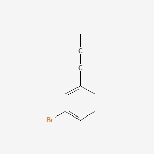 1-broMo-3-(prop-1-ynyl)benzene structure, CAS 66952-36-1