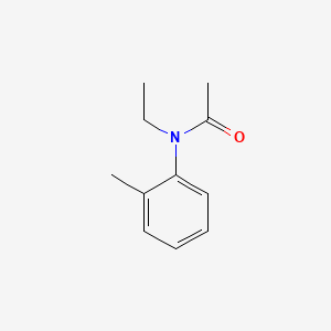 N-ethyl-N-o-tolylacetaMide structure, CAS 6932-92-9