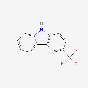 3-(trifluoroMethyl)-9h-carbazole structure, CAS 2467-83-6