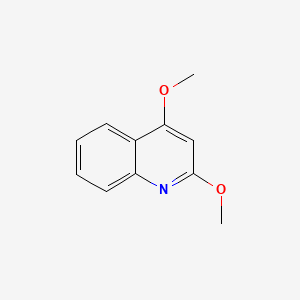2,4-diMethoxyquinoline structure, CAS 40335-00-0