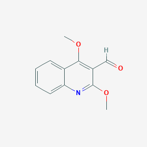 2,4-diMethoxyquinoline-3-carbaldehyde structure, CAS 51179-18-1