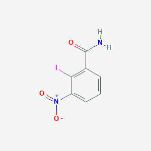 2-Iodo-3 Nitro benzaMide structure, CAS 189125-09-5