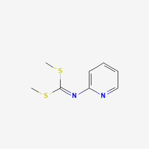 Carbonimidodithioic acid, 2-pyridinyl-, dimethyl ester (9CI) structure, CAS 53687-90-4