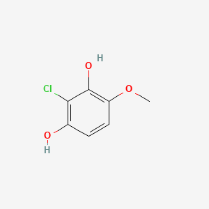 2-chloro-4-Methoxybenzene-1,3-diol structure, CAS 81742-06-5