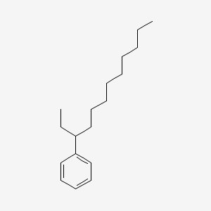 3-phenyldodecane structure, CAS 2400-00-2
