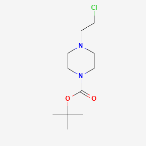 N-Boc-N’-(2-Chloroethyl)piperazine, hydrochloride salt structure, CAS 208167-83-3