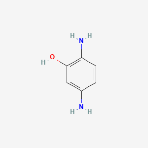 2,5-Diaminophenol structure, CAS 636-25-9
