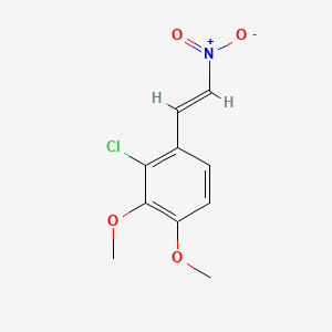 TRANS-2-CHLORO-3 4-DIMETHOXY-B-NITROSTY& structure, CAS 41122-35-4