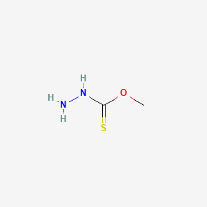 hydrazinecarbothioic acid O-methyl ester structure, CAS 19692-07-0