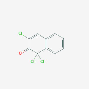 1,1,3-trichloronaphthalen-2(1H)-one structure, CAS 31337-01-6