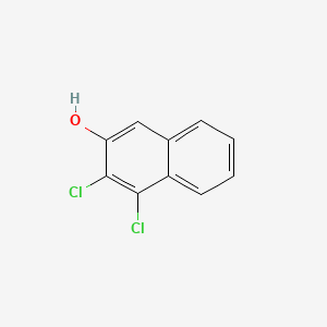 3,4-Dichloro-2-naphthol structure, CAS 57396-89-1