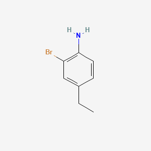 2-broMo-4-ethylbenzenaMine structure, CAS 38678-86-3