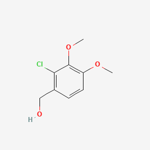2-CHLORO-3,4-DIMETHOXYBENZYL ALCOHOL structure, CAS 93983-13-2