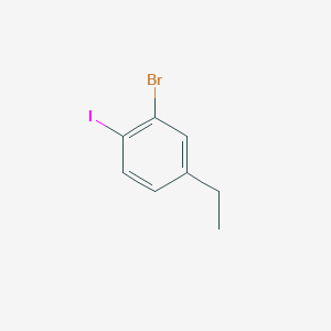 2-BROMO-4-ETHYL-1-IODOBENZENE structure, CAS 289039-23-2
